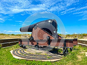 15-inch Rodman Cannon at Fort Massachusetts on Ship Island