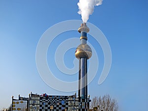 Incineration designed by Hundertwasser