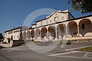 Incisa Valdarno, Florence, Tuscany, Italy: the ancient church of the saints Cosma e Damiano al Vivaio