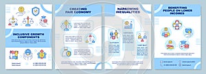 Inclusive growth components brochure template