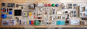 Inclusive Makerspace Featuring Accessible Design and Diverse Tools for Creative Projects in a Minimal Layout