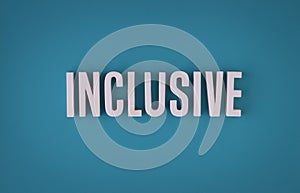 Inclusive sign lettering