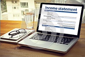 Income Statement Employment Businessman Assessment Balance