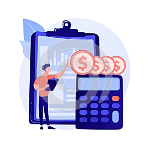 Income statement vector concept metaphor