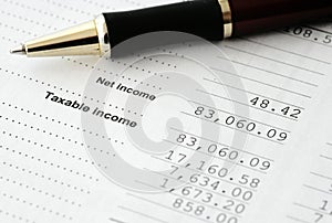 Income Tax - Calculating budget