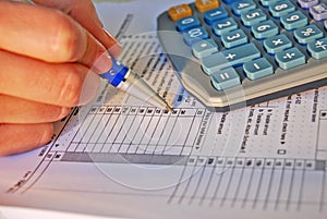 Income tax calculation