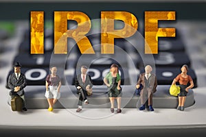 Income Tax Campaign Spain. Euro Coin IRPF web Background. Declaracion de la Renta. Macro photo