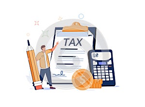 Income tax filing, calculate revenue and filling tax form, expert complete checklist for all reduction, refund, payment
