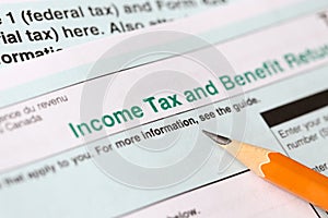 Income tax form