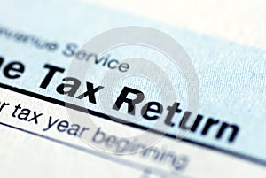 Income tax return photo