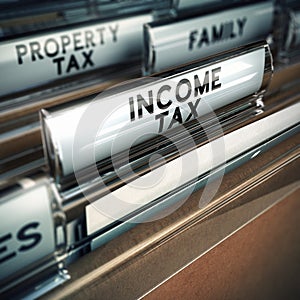 Income Tax - Taxes Concept