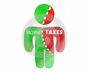 Income Taxes Earnings Money Reduced Cut Share Person
