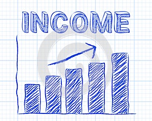 Income Up Graph Paper