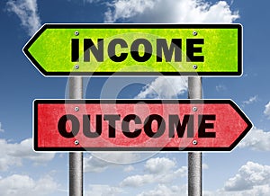 Income versus Outcome