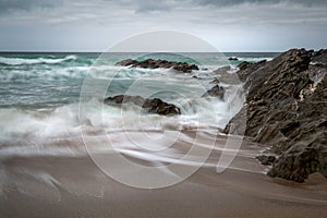 Incoming Tide, Fistral Beach, Newquay, Cornwall