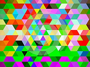 An incomparable geometric designing pattern of triangles