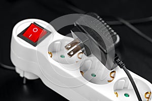 Incompatible electrical plug and socket with different connection standards