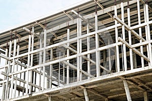 Incomplete construction site building architecture structure