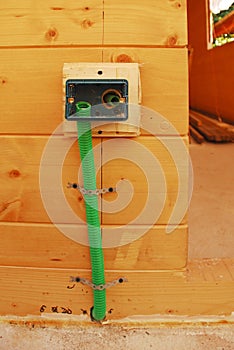 Incomplete External Electrical Power Box