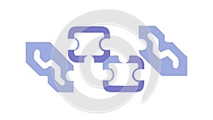 Incomplete Puzzle Pieces, Problem Solving Concept, vector design Generative AI