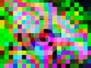An inconceivable stunning artistic design of colorful graphic pattern of triangles photo