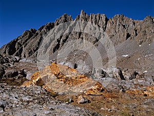 The Inconsolable Range from Bishop Pass, John Muir Wilderness, Sierra Nevada