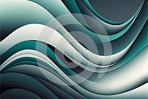Inconspicuous waves, creative digital illustration painting, abstract background photo