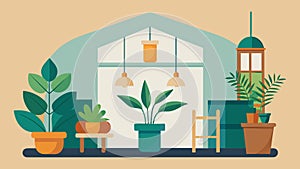 Incorporating potted plants throughout the house not only to purify the air but also to add a natural element to the photo