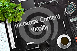 Increase Content Virality Concept. 3D render.