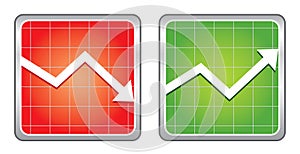 Increase decrease Icons photo