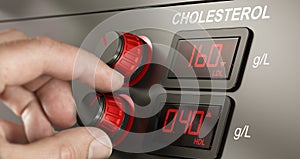 Increase HDL cholesterol level and Decrease LDL