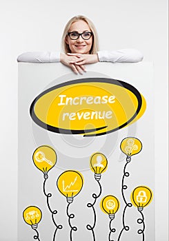 Increase revenue concept. Business, Technology, Internet and network concept