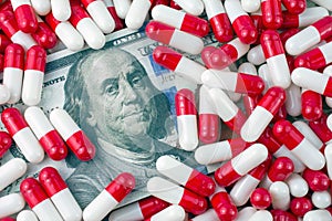 Increased generic drug prices concept