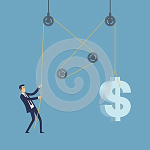 Increasing Sales and Revenues Vector Illustration