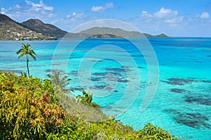 Incredible caribbean sea view of Providencia islan