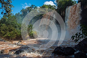 Incredible and gorgeous waterfalls of Iguazu, Argentina