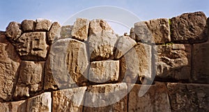 incredible inca wall cusco peru photo