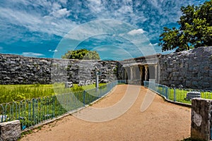 Kalyana Mahal at Gingee Fort or Senji Fort in Tamil Nadu, India. It lies in Villupuram District