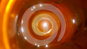Incredible inside view of a bottle