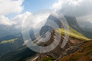 Incredible jagged Dolomite mountains