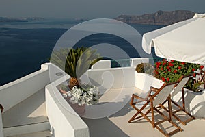 Incredible santorini greek islands photo