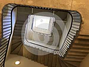 Incredible staircase in Somerset House London England