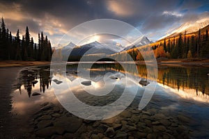 Incredible stunning scenery of Jasper National Park