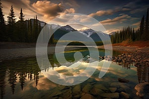 Incredible stunning scenery of Jasper National Park