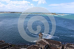 Incredible view from El Morro Fort Puerto Rico