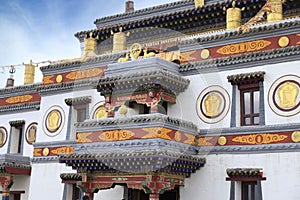 Incredible view of the majestic Erdene Zu Monastery in the city of Kharkhorin, Mongolia