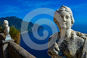 Incredible view of the stunning Amalfi Coast, Italy