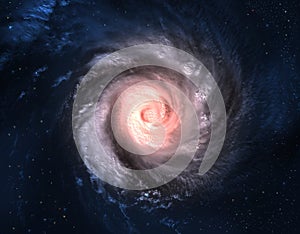 Incredibly beautiful spiral galaxy
