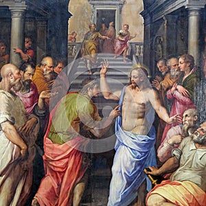 The Incredulity of St. Thomas, Basilica di Santa Croce in Florence
