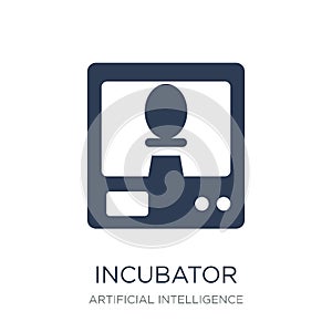 Incubator icon. Trendy flat vector Incubator icon on white backg